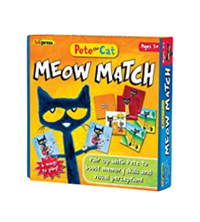 Picture Pete the Cat Meow Match Game