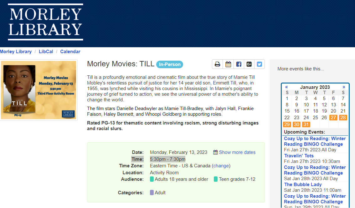 Morley Movies: Till