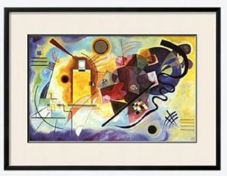 Gelb, rot, blau = Yellow, red, blue (Wassily Kandinsky, 1866-1944)