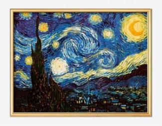 Starry night (Vincent van Gogh, 1853-1890)